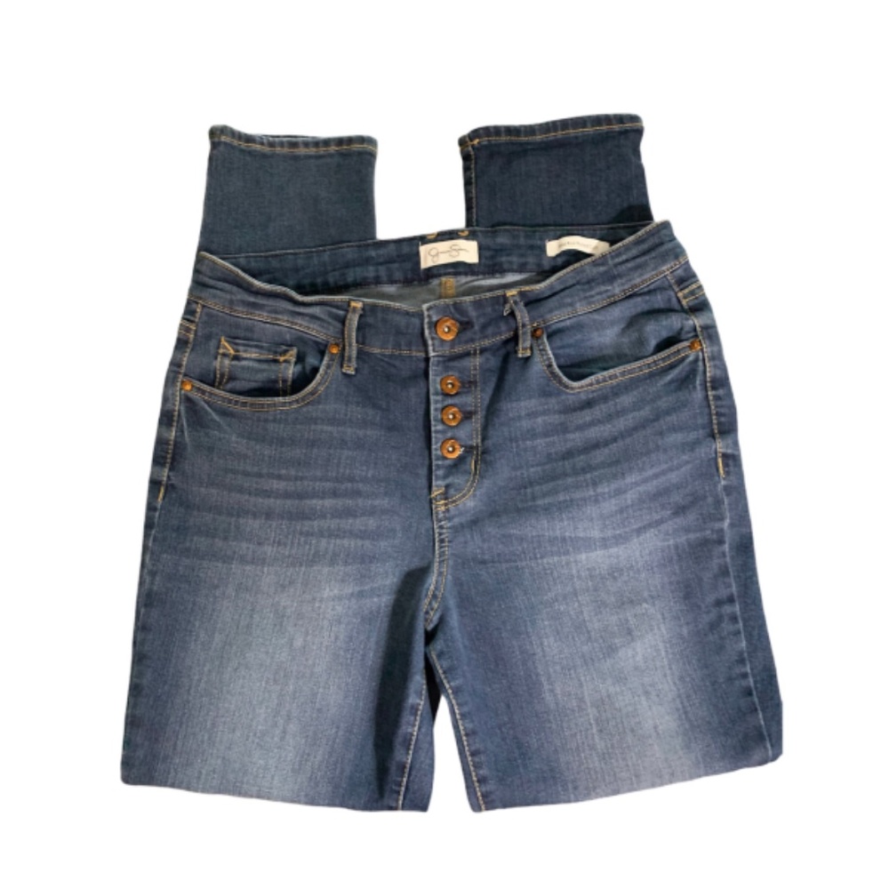 Jessica Simpson mid rise jeans Size 30 Juniors - Picture 2 of 5